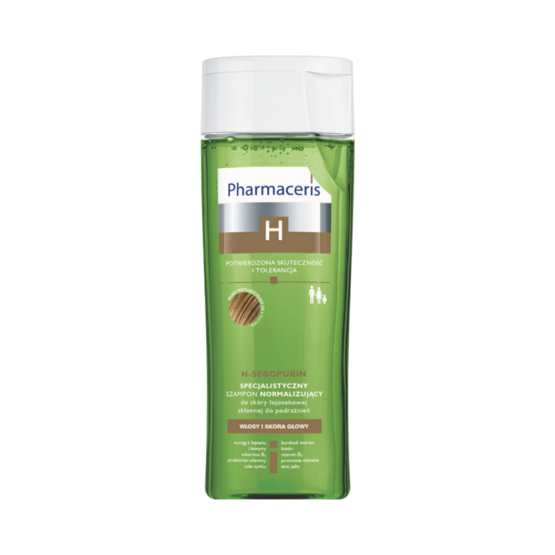 H-SEBOPURIN PROFESSIONAL NORMALIZING SHAMPOO FOR SEBORRHOEIC SCALP 250ML H7019