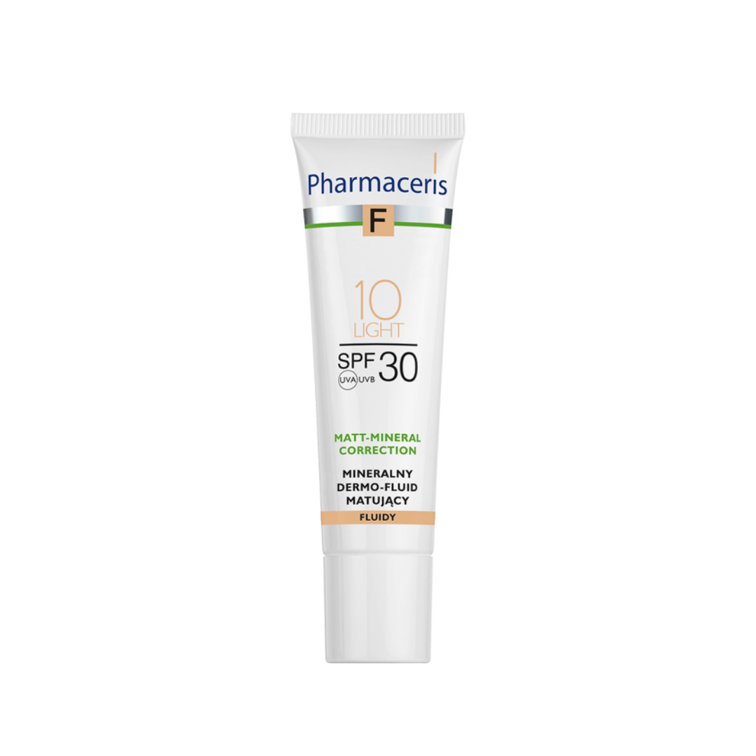 MINERAL MATTIFYING FLUID DERMO-FOUNDATION 10 LIGHT 30ml F-3158