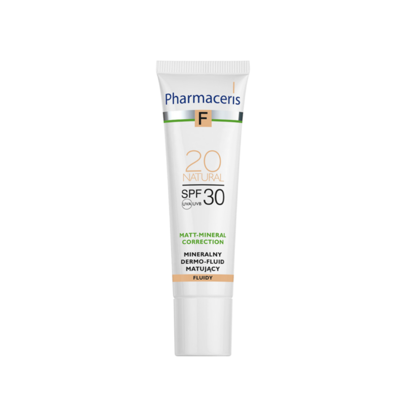 MINERAL MATTIFYING FLUID FOUNDATION 20 NATURAL SPF30 30ML F3257