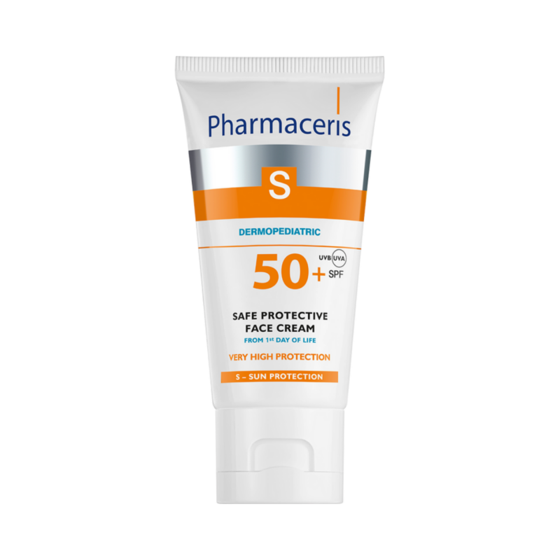 DERMOPEDIATRIC SAFE PROTECTIVE FACE CREAM  SPF50+ 50ML S9816